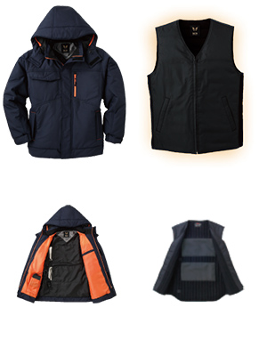 SUN-S 雷神服ブルゾン、ベスト
